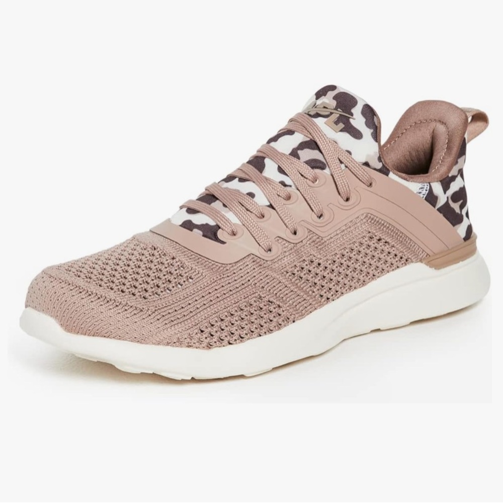 NEW APL Mens TechLoom Tracer Almond Pristine Leopard Sneakers‎ Shoes 10
